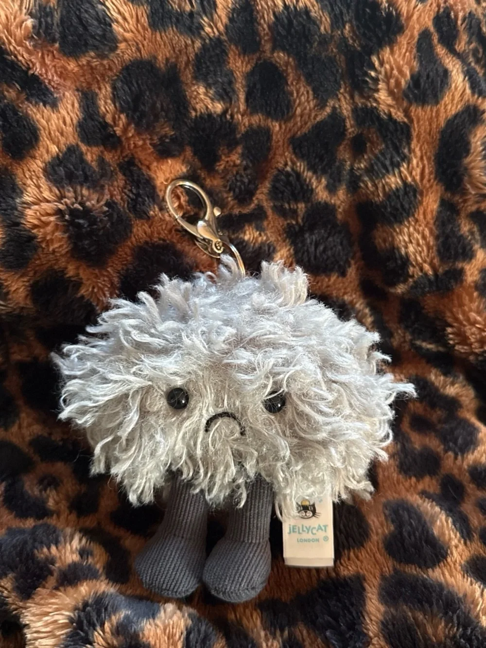Jellycat Storm Cloud Keychain